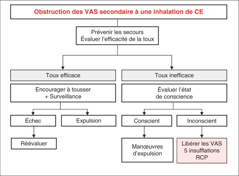 Fig. 54.2. Mesures d’urgence en cas d’asphyxie.